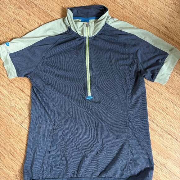 LUNA w's CYCLING JERSEY Size Large Silk Wool pockets EUC - Picture 1 of 6
